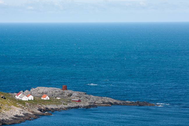 Ancient lighthouse of Runde island (Norway)