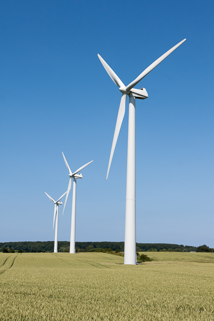 Windmills at Moen (Denmark)