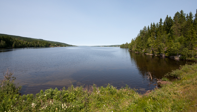 Lake Einavatnet (road 4, Oppland, Norway)