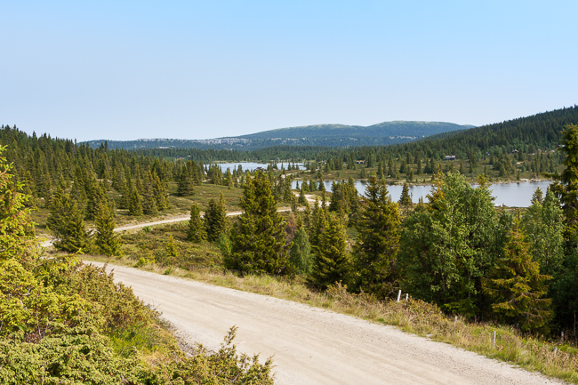 Dirt road in Oppland (Norway)