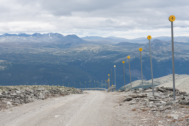 Dirt road on Blahoe mountain (Vaga, Oppland, Norway)