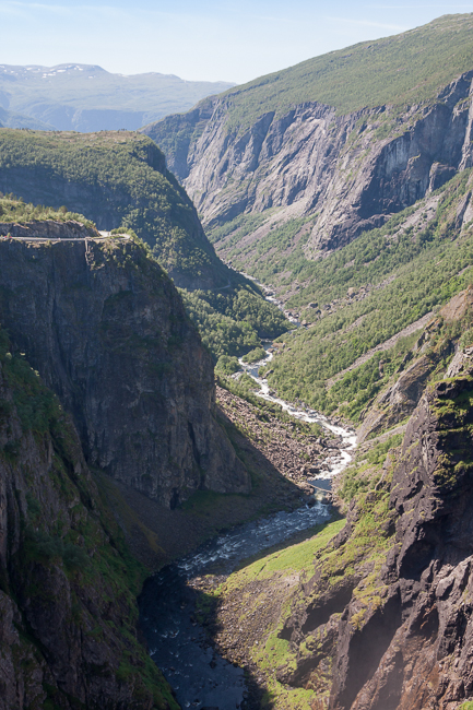 Mabodalen valley (Voringfossen waterfall, Hordaland, Norway)