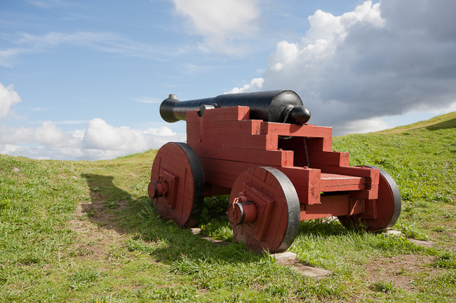 Old cannon at Fredriksten Fortress (Halden, Norway)