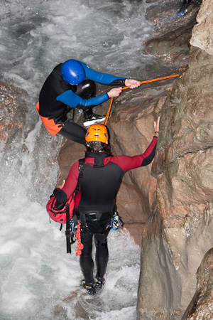 Canyoning (Seisenbergklamm, Weissbach, Austria)