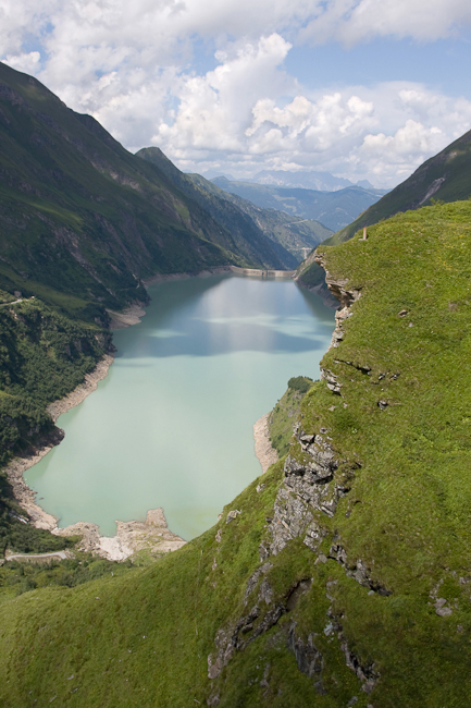 Artificial lake Wasserfallboden (Kaprun, Austria)