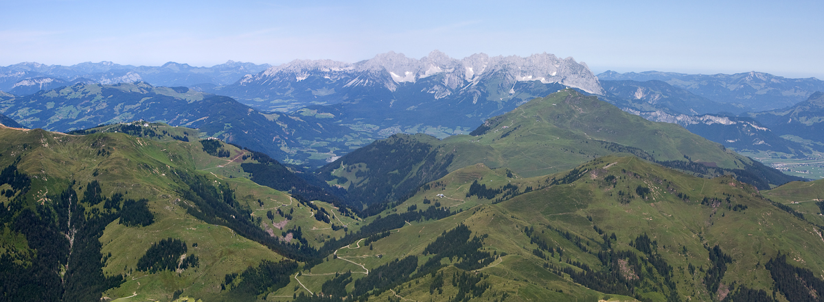 Plane view Salzburgerland (Austria)